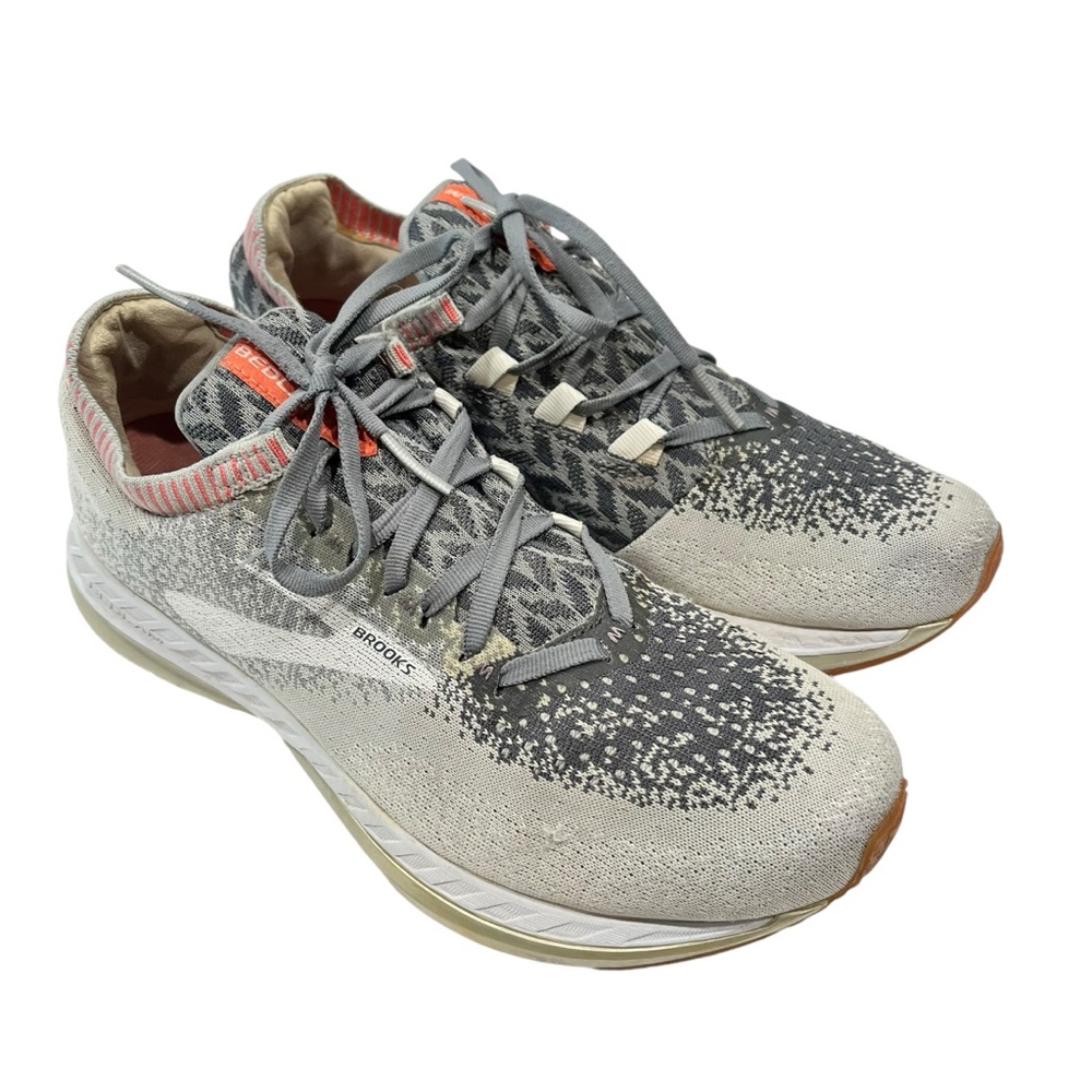 Brooks Bedlam Running Sneakers Shoes Gray 1202721B137 Low Top Lace Up Women 9.5 - Picture 4 of 9